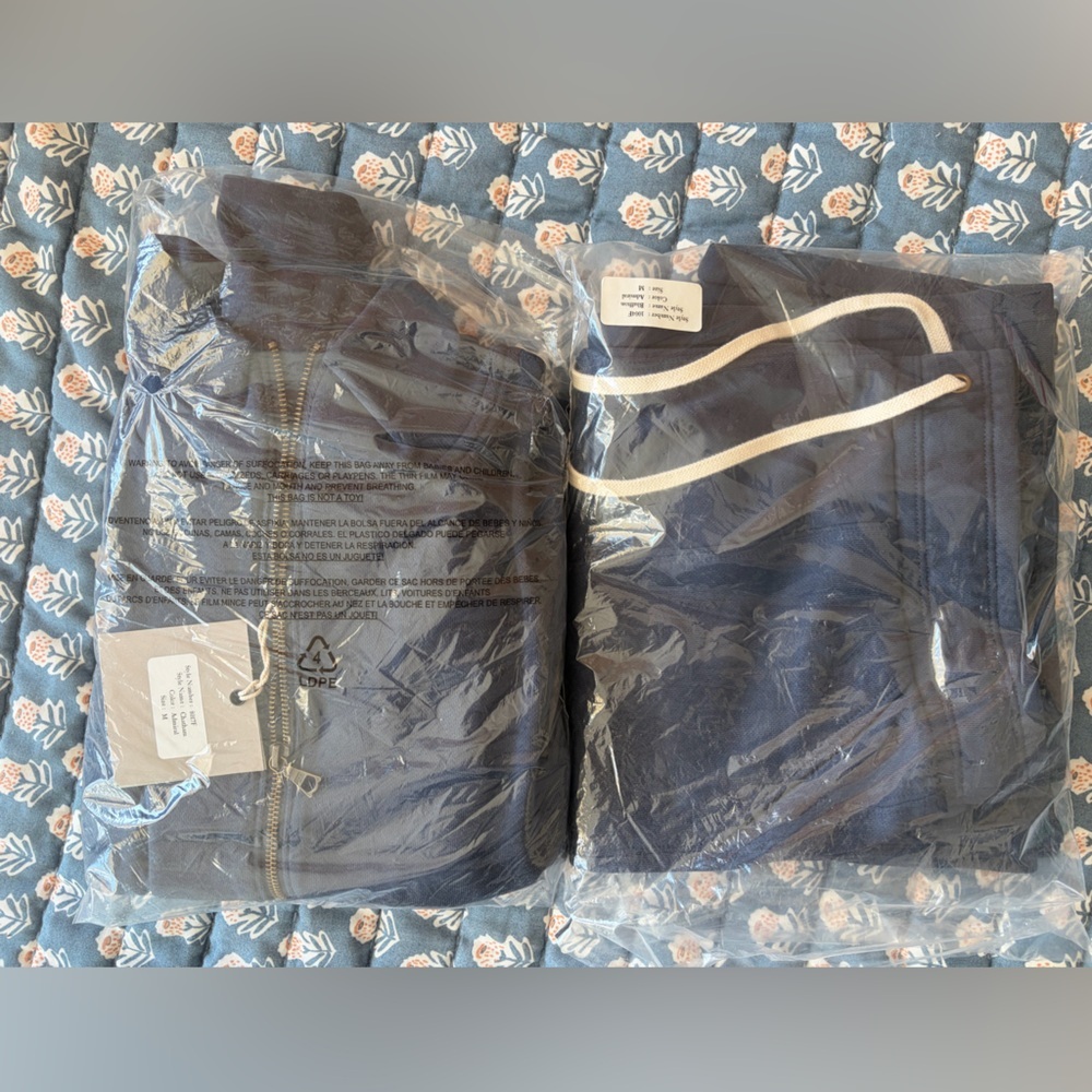 NWT Le Marais Chatham Top + Pant Set β’ Admiral β’ Matching Two-Piece Outfit - Picture 4 of 7